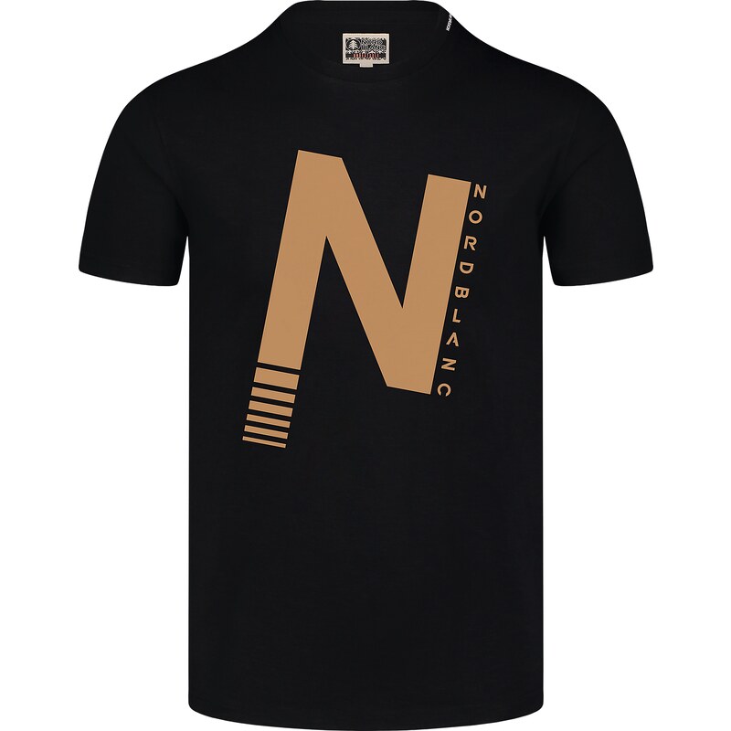 Nordblanc Tricou negru pentru bărbați CAPITAL