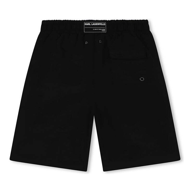 Karl Lagerfeld pantaloni scurti de baie copii culoarea negru