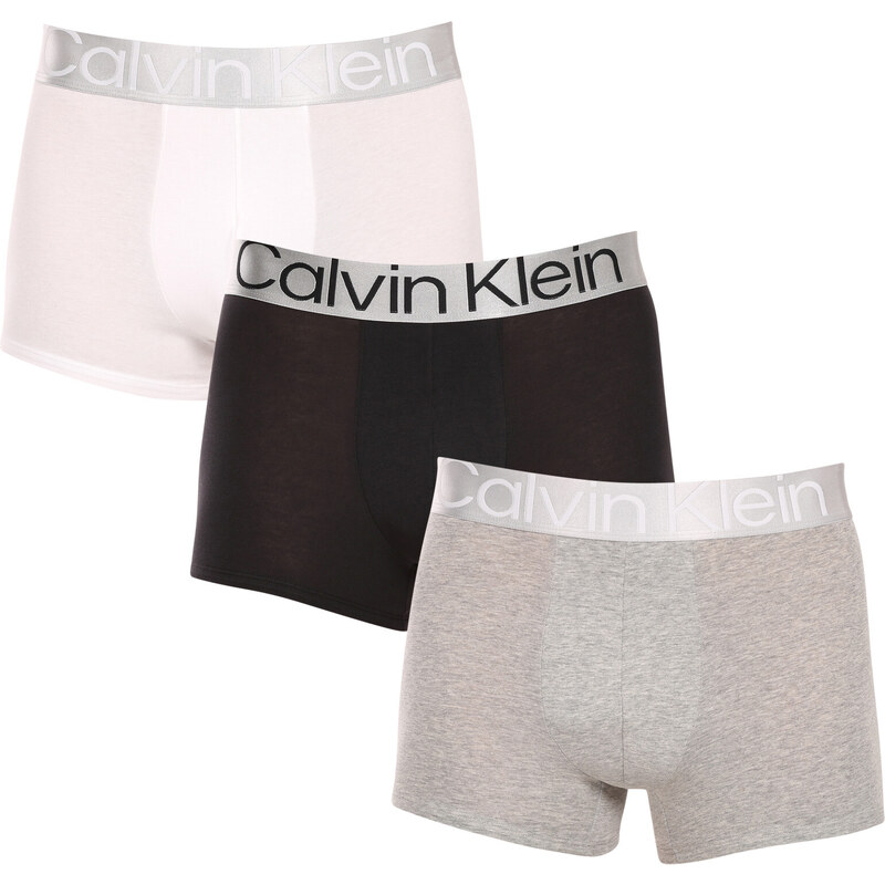 3PACK boxeri bărbați Calvin Klein multicolori (NB3130A-MP1) S