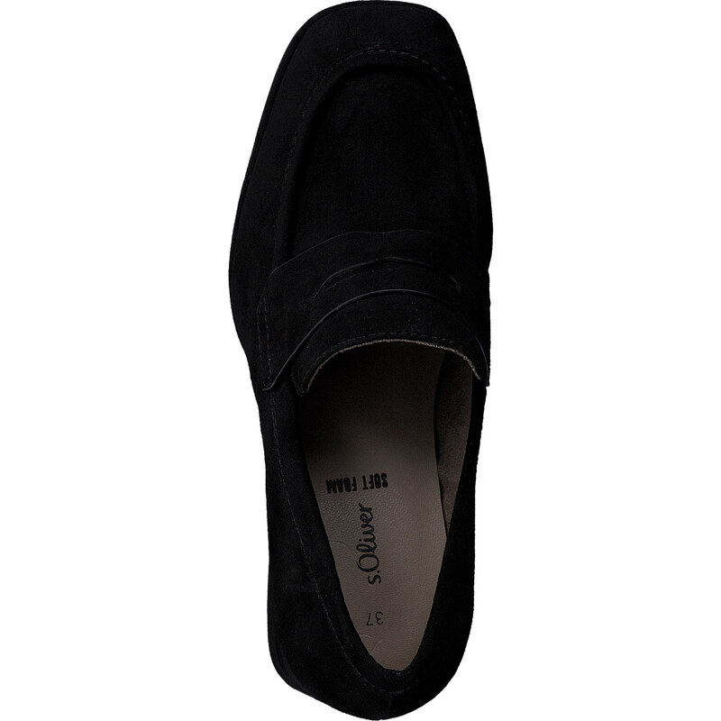 Pantofi casual dama S Oliver 2-24400-41, piele ecologica, negri