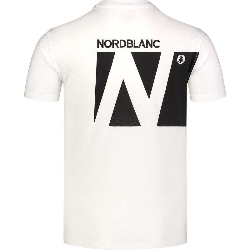 Nordblanc Tricou alb pentru bărbați ETHOS