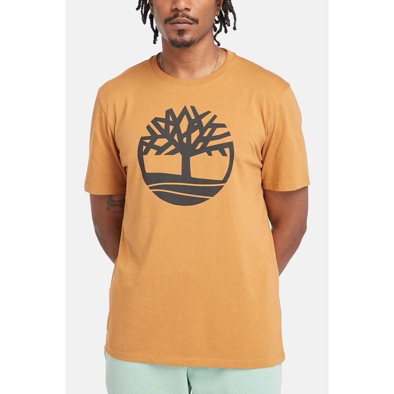 TIMBERLAND T-Shirt Kennebec River Tree Logo Short Sleeve TB0A2C2RP571 210 medium brown