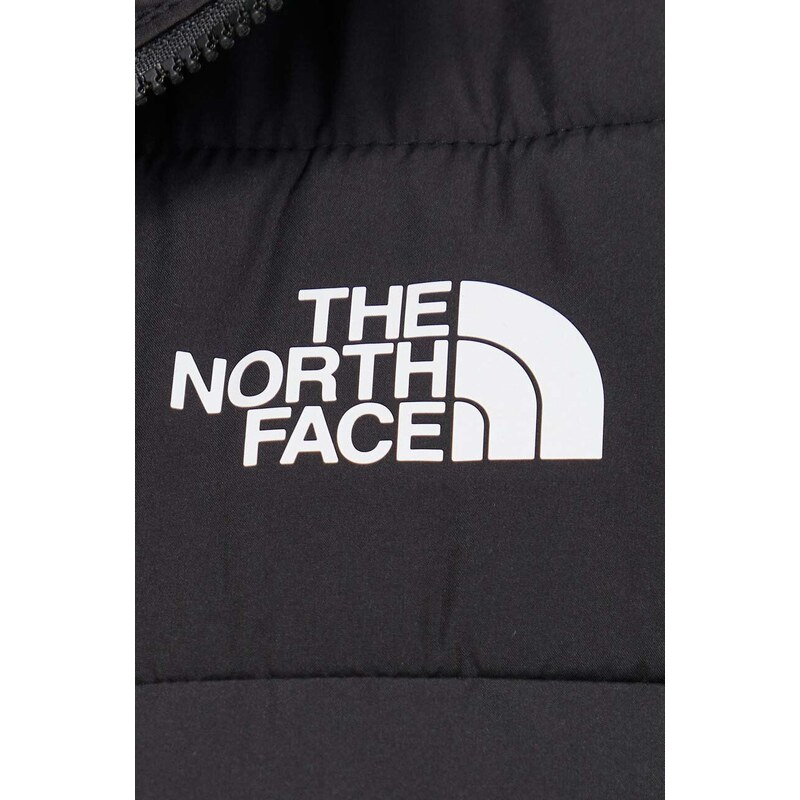 The North Face vesta de puf barbati, culoarea negru