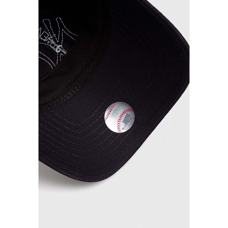 New Era șapcă de baseball din bumbac culoarea albastru marin, cu imprimeu, NEW YORK YANKEES