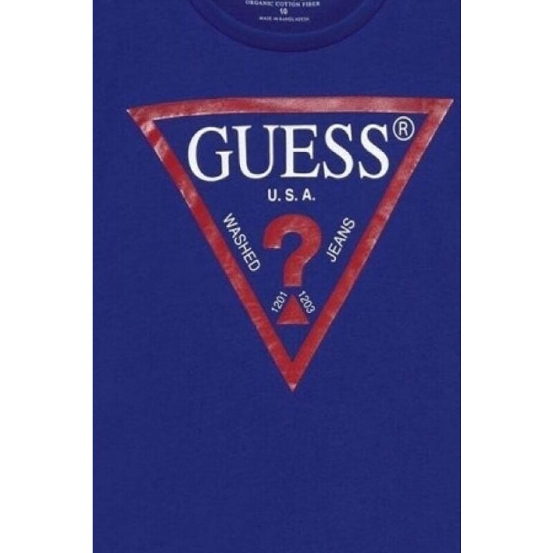 GUESS K T-Shirt Pentru copii Ss T-Shirt_Core N73I55K8HM0 g739 blue maya