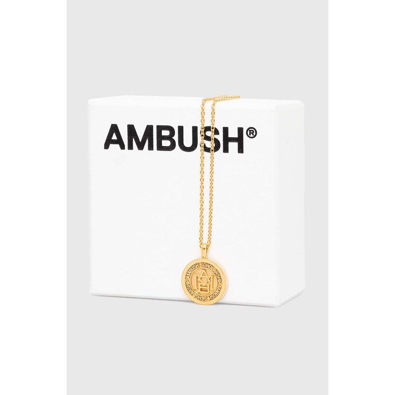 AMBUSH colier de argint Team League Necklace BMOB001S24SIL