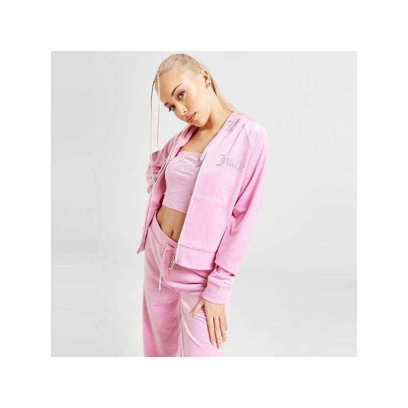 Juicy Couture Bluză Cu Glugă Dmnt Pink Femei Îmbrăcăminte Bluze JCJDW298346 Roz