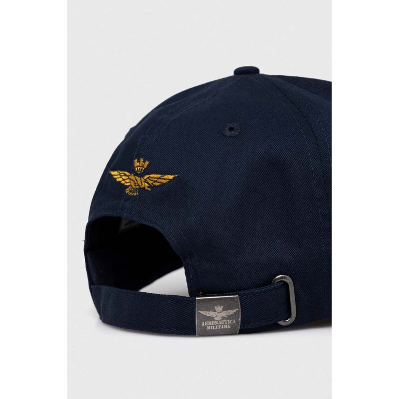 Aeronautica Militare șapcă de baseball din bumbac culoarea albastru marin, cu imprimeu