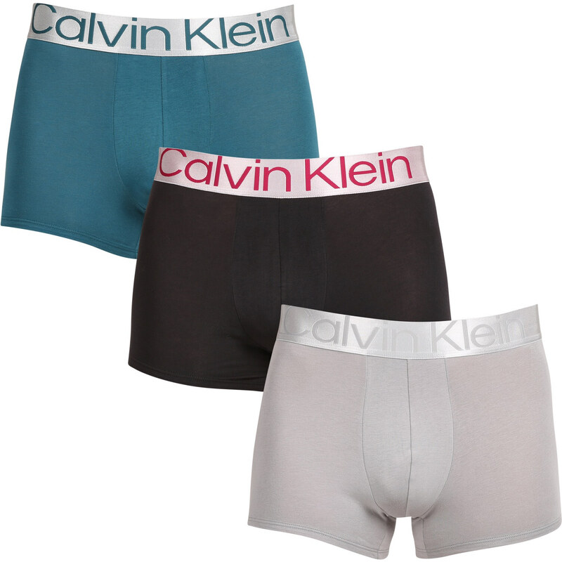 3PACK boxeri bărbați Calvin Klein multicolori (NB3130A-NA9) XXL