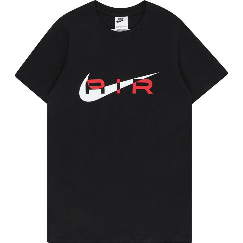 Nike Sportswear Tricou 'AIR' roșu / negru / alb