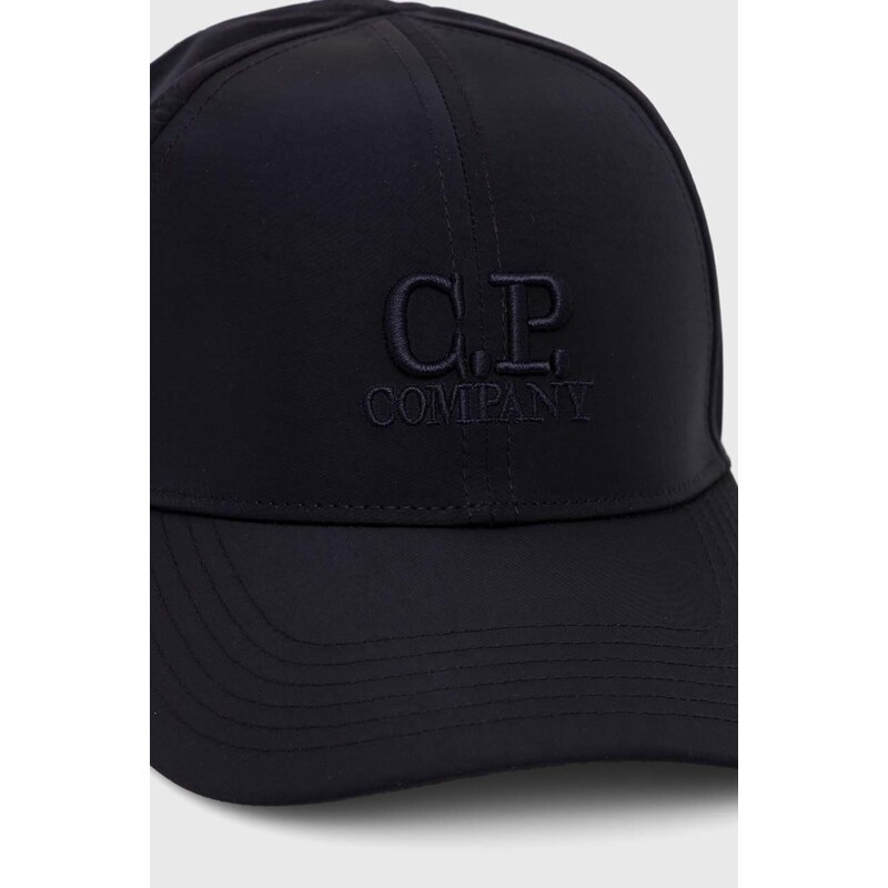 C.P. Company sapca Chrome-R Logo Cap culoarea albastru marin, cu imprimeu, 16CMAC147A005904A