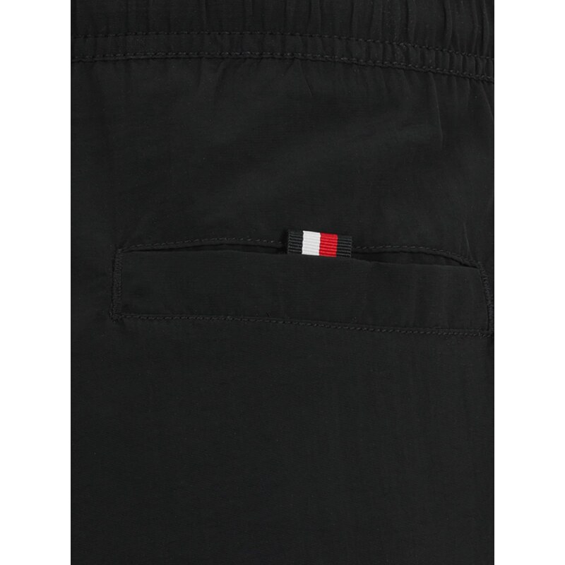 Tommy Hilfiger Underwear Șorturi de baie 'MEDIUM DRAWSTRING' roși aprins / negru / alb