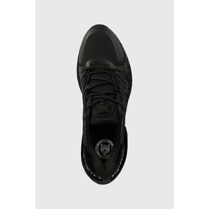 PLEIN SPORT sneakers Chrome Tiger Gen.X.-02 culoarea negru, USC0398 STE003N 0202