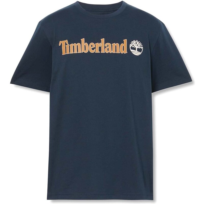TIMBERLAND T-Shirt Kennebec River Linear Logo Short Sleeve TB0A5UPQ4331 410 navy