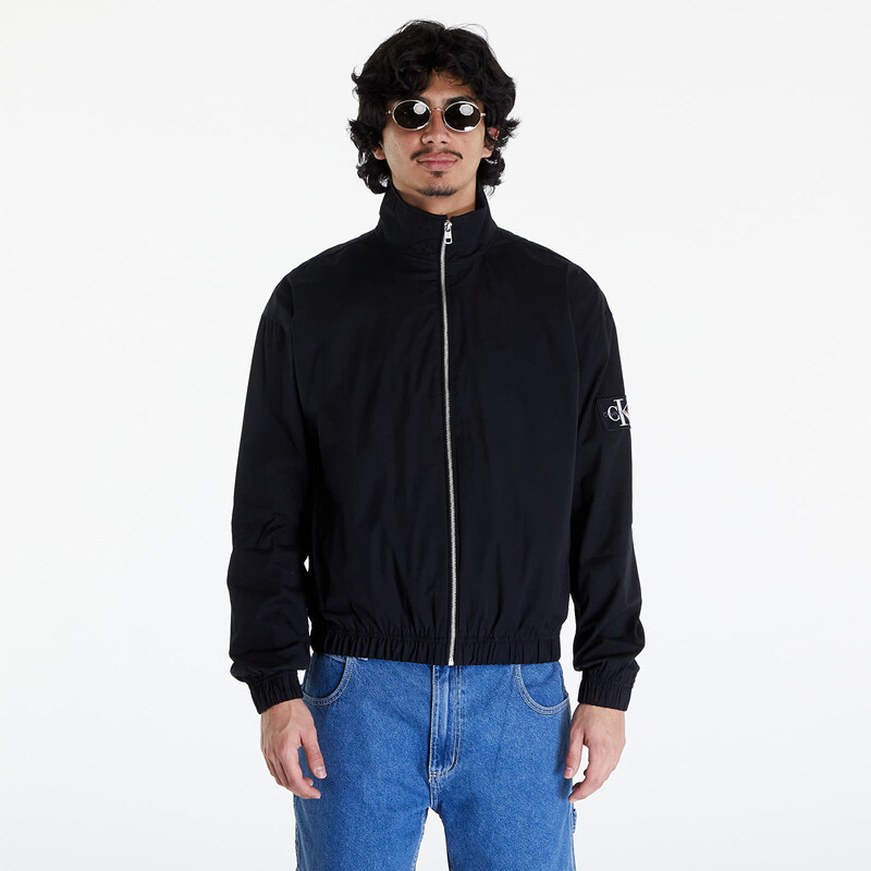 Jachetă pentru bărbați Calvin Klein Jeans Casual Utility Harrington Jacket Black
