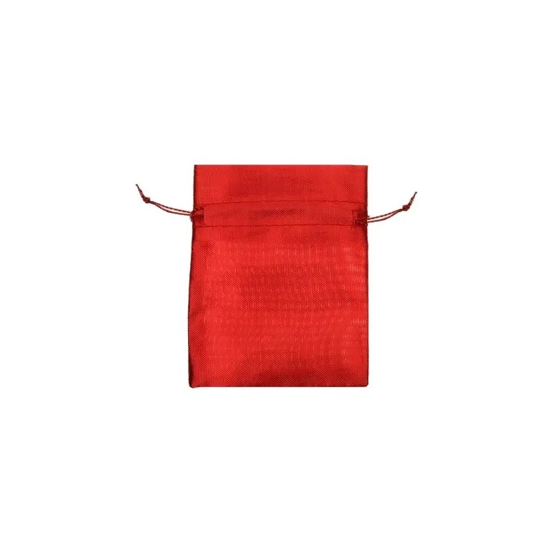 Bijuterii Eshop - Punguță de cadou roșie, suprafață lucioasă, șnur GY24