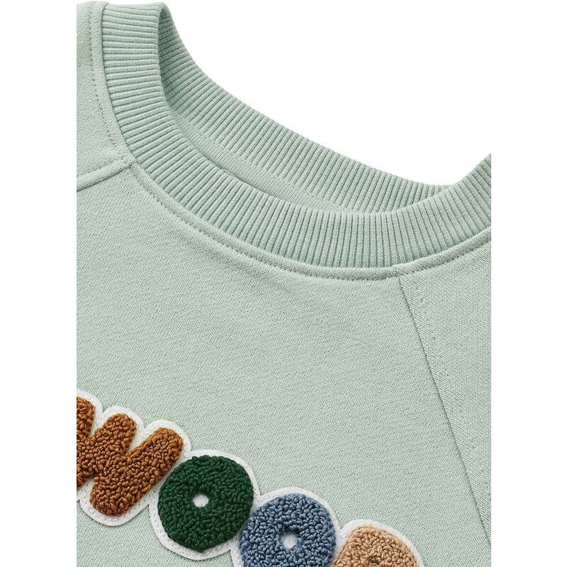 Liewood hanorac de bumbac pentru copii Aude Placement Sweatshirt cu imprimeu