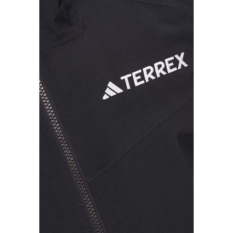adidas TERREX geaca de ploaie Multi 2L RAIN.RDY barbati, culoarea negru, IP1435