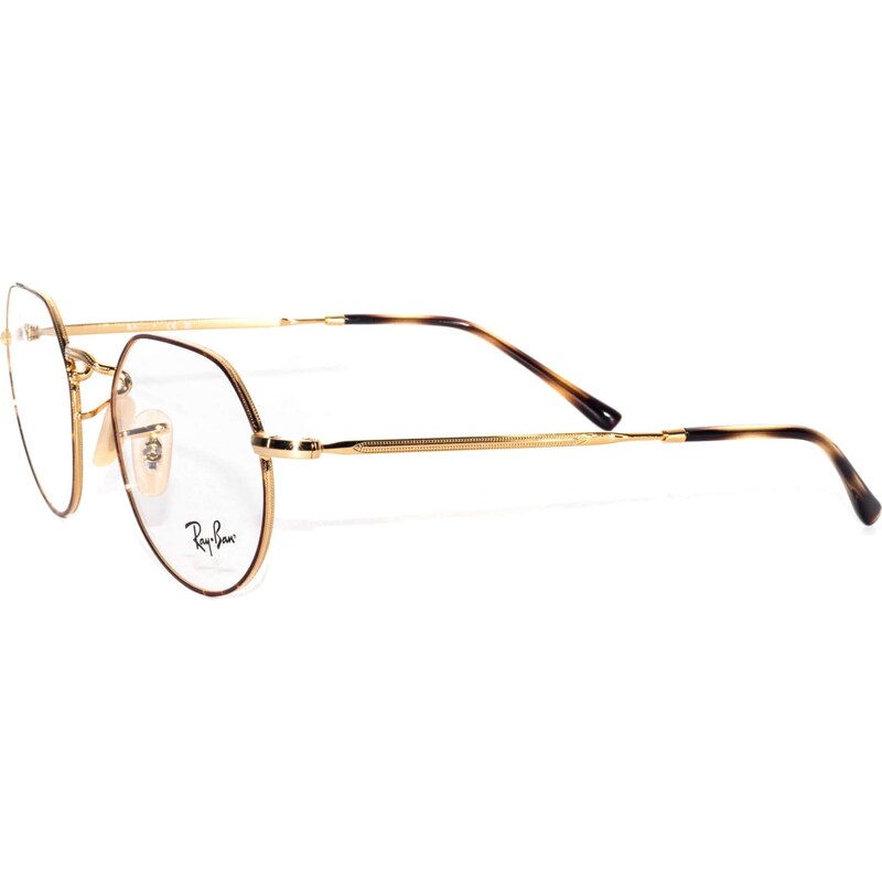 Rame ochelari de vedere unisex Ray-Ban RX6465 2945, Rotund, Auriu, Metal, 49 mm, 20 mm, 140 mm