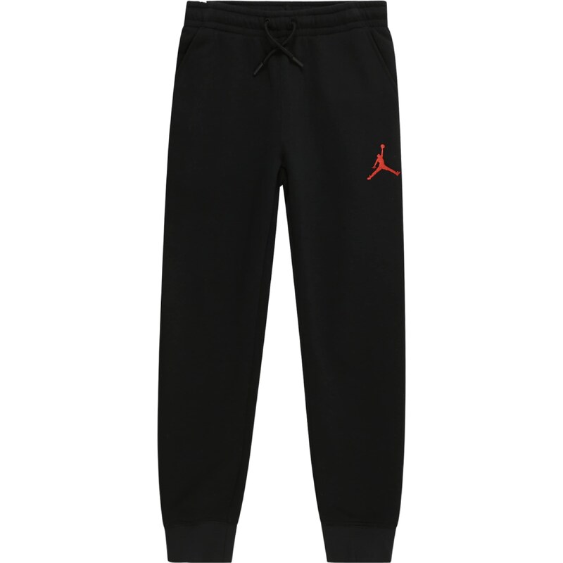 Jordan Pantaloni roșu / negru / alb