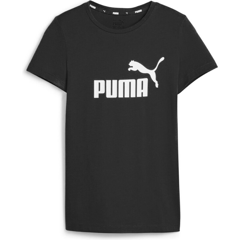PUMA Tricou 'Essentials' negru / alb