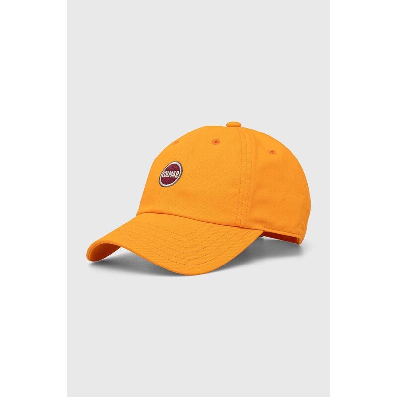 Colmar șapcă de baseball din bumbac culoarea portocaliu, cu imprimeu