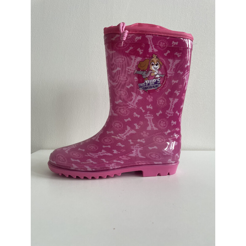 Setino Cizme de cauciuc pentru fete - Paw Patrol Skye roz deschis