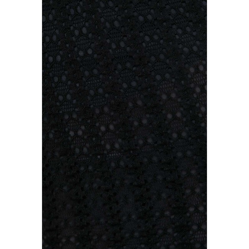 Pinko fusta culoarea negru, midi, drept, 103186 A1PY