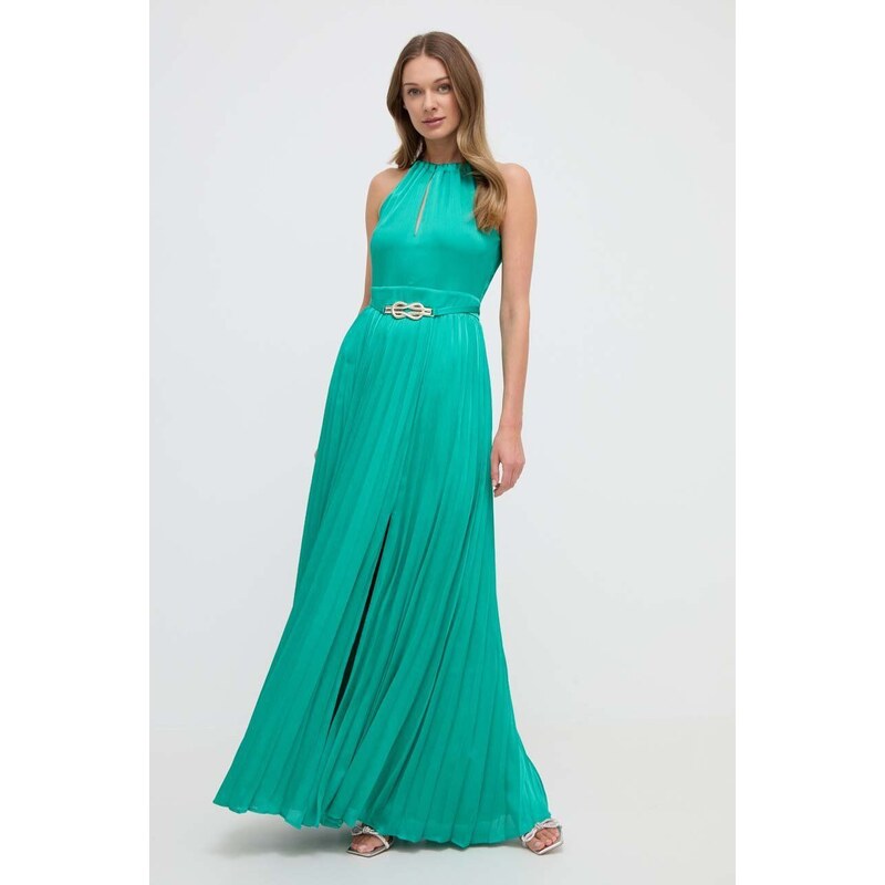 Marciano Guess rochie MINA culoarea verde, maxi, evazati, 4GGK14 7089A