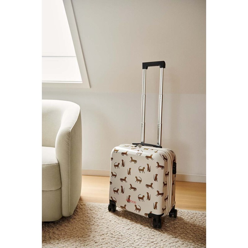 Liewood valiză pentru copii Hollie Hardcase Suitcase culoarea bej