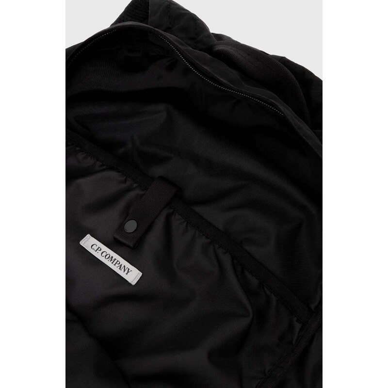 C.P. Company rucsac Backpack culoarea negru, mare, neted, 16CMAC052A005269G