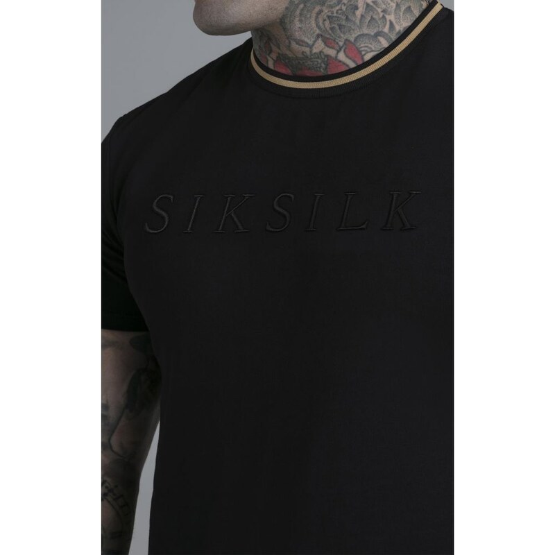 Tricou SIKSILK Logo T-shirt black