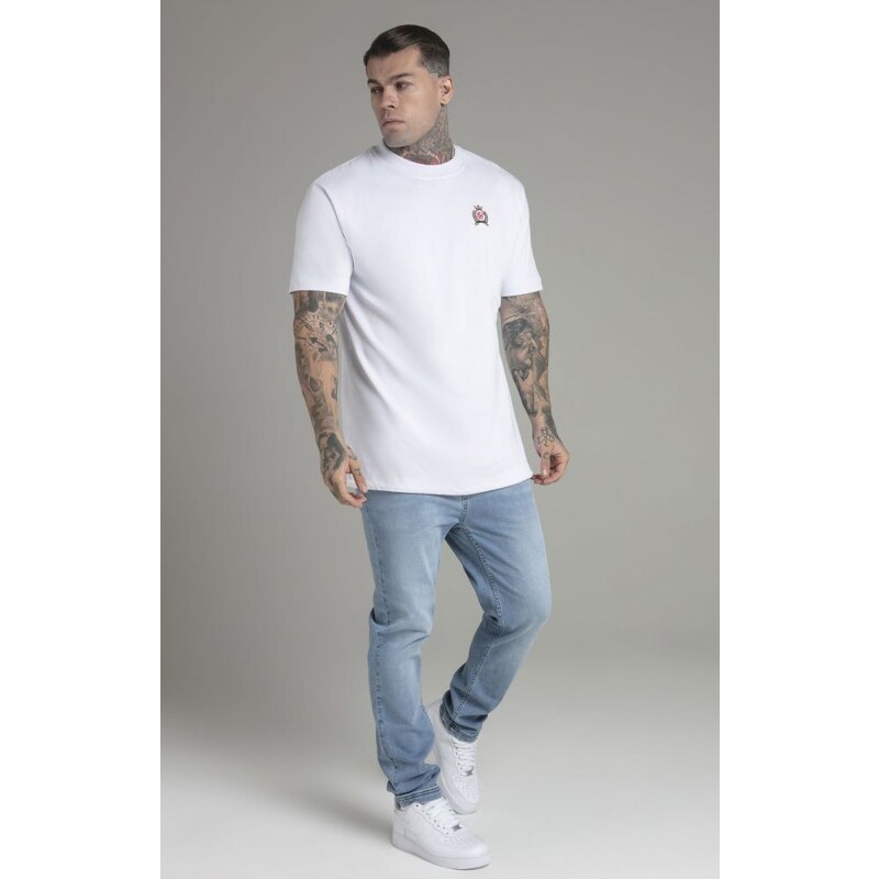 Tricou SIKSILK Oversized T-shirt white