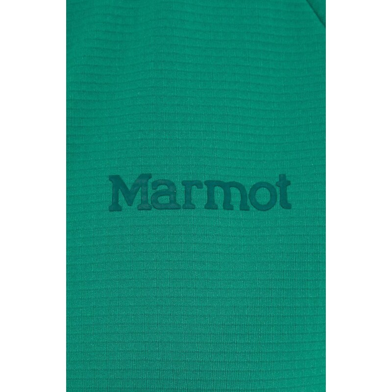 Marmot hanorac Leconte culoarea verde, neted