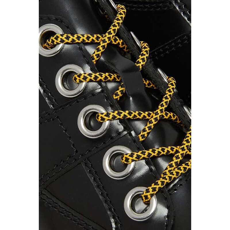 Dr. Martens pantofi de piele 5i Quad Max femei, culoarea negru, cu platforma, DM31423001