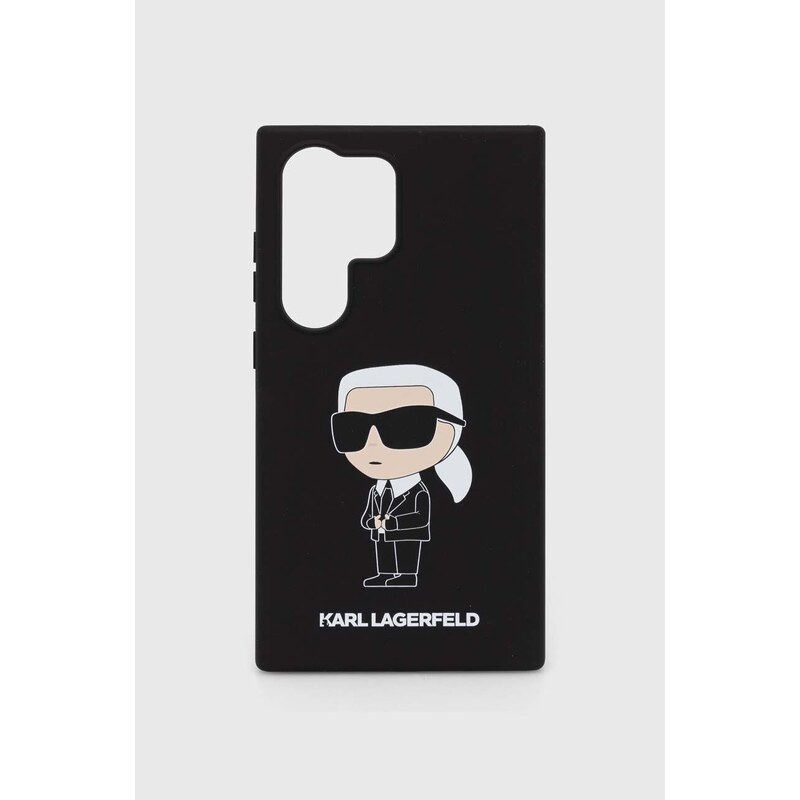 Karl Lagerfeld Husă pentru telefon S24 Ultra S928 culoarea negru