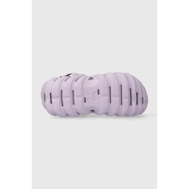 Crocs papuci X - (Echo) Clog femei, culoarea violet, 207937