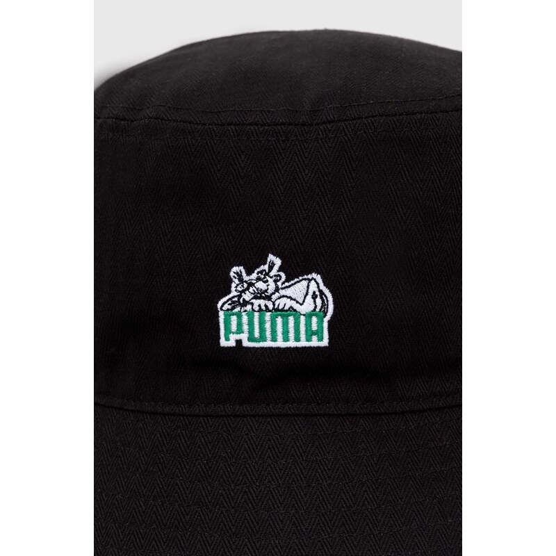 Puma pălărie din bumbac Skate Bucket culoarea negru, bumbac, 025133 25133