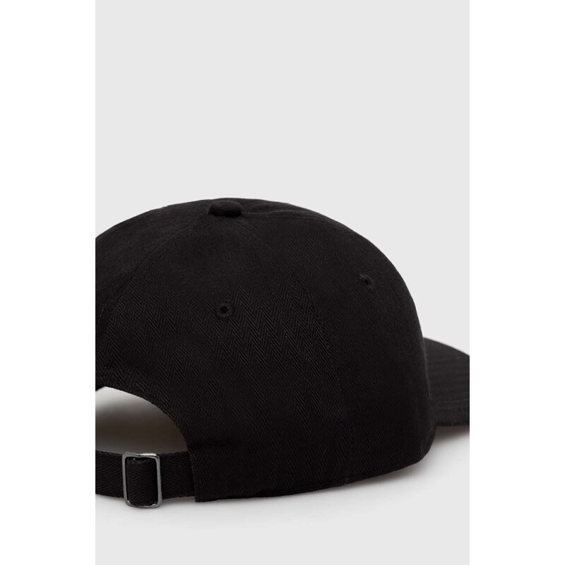 Puma șapcă de baseball din bumbac Skate Relaxed Low Curve culoarea negru, cu imprimeu, 025131 25131