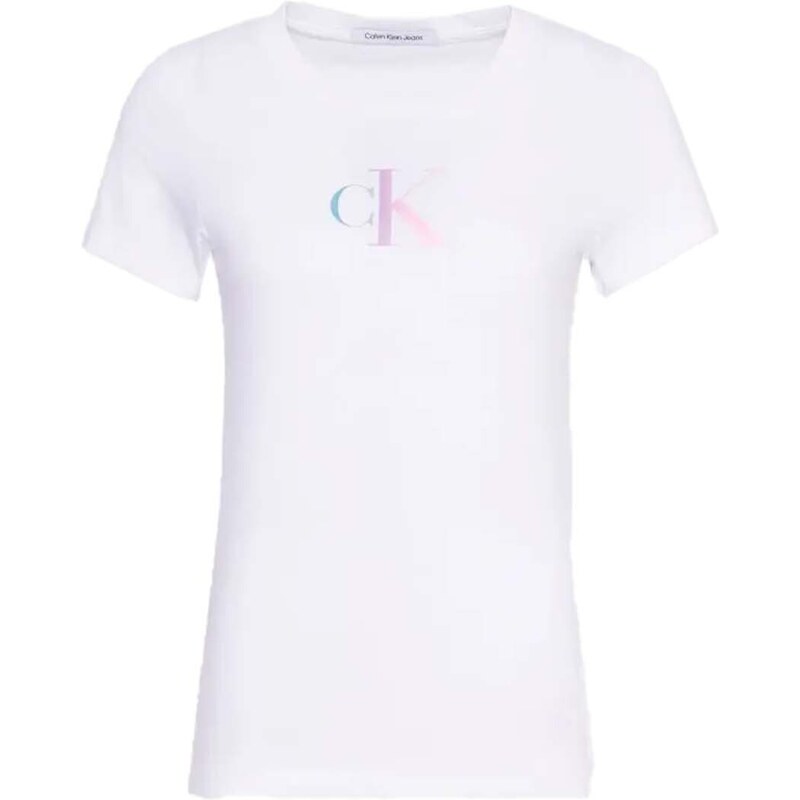 CALVIN KLEIN T-Shirt Gradient Ck Tee J20J222343 YAF bright white