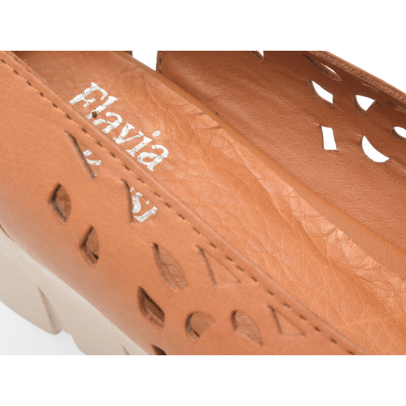 Sandale casual FLAVIA PASSINI maro, 2157, din piele naturala