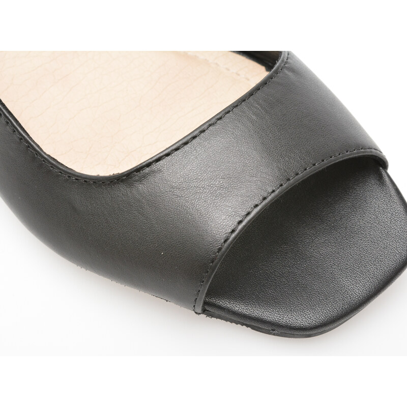 Sandale casual FLAVIA PASSINI negre, 358504, din piele naturala