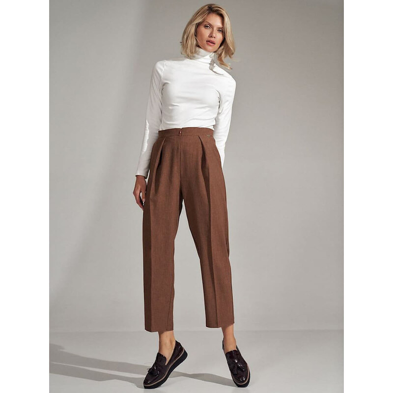Pantaloni pentru femei Figl model 150791 Brown