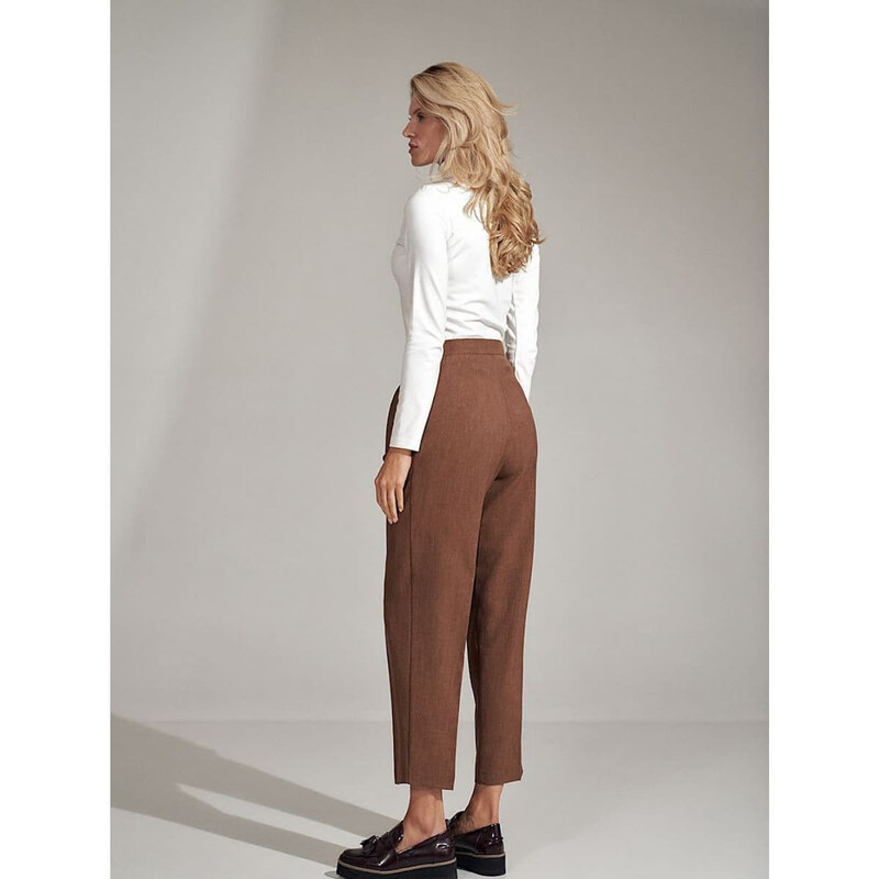 Pantaloni pentru femei Figl model 150791 Brown