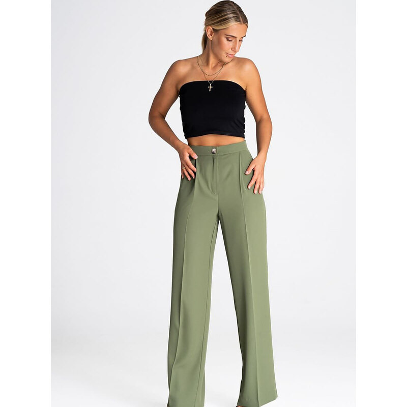 Pantaloni pentru femei Figl model 185076 Green