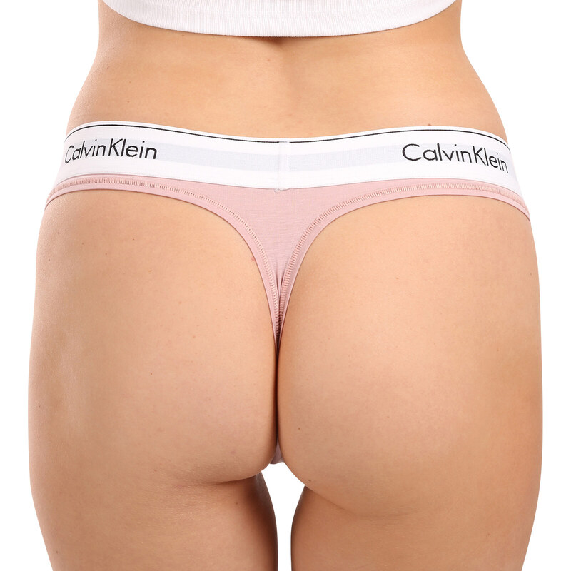 Tanga damă Calvin Klein roz (F3786E-TQO) XS