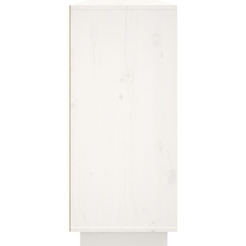 OrlandoKids Servanta, alb, 120x35x80 cm, lemn masiv de pin