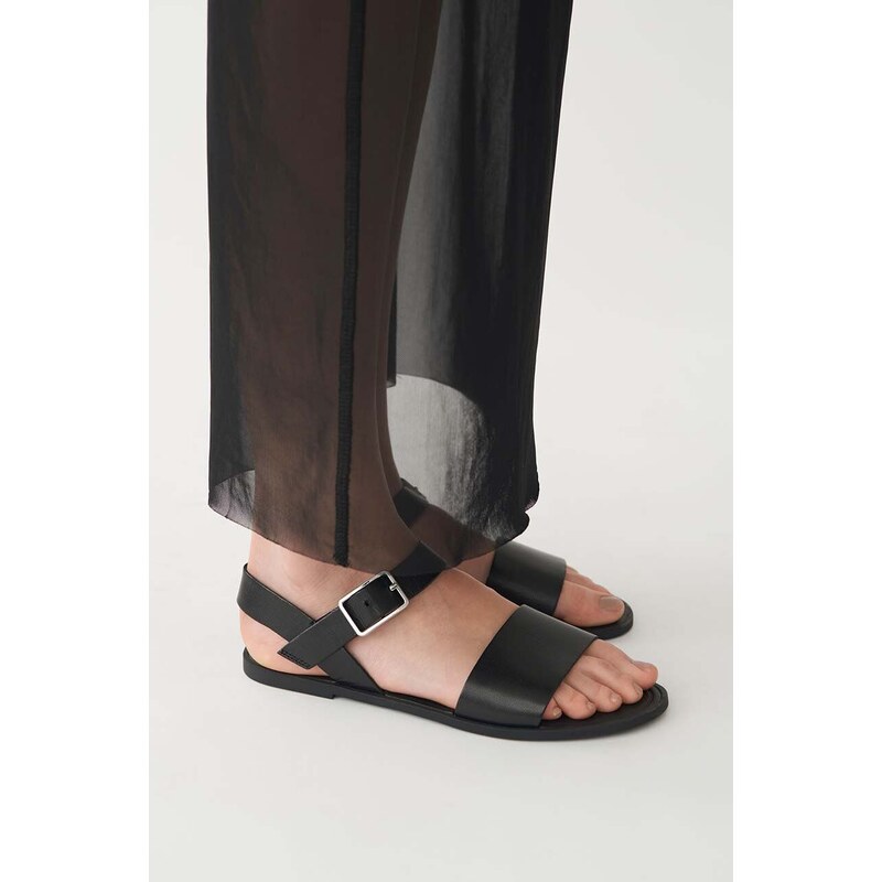 Vagabond Shoemakers sandale de piele TIA 2.0 femei, culoarea negru, 5531.101.20