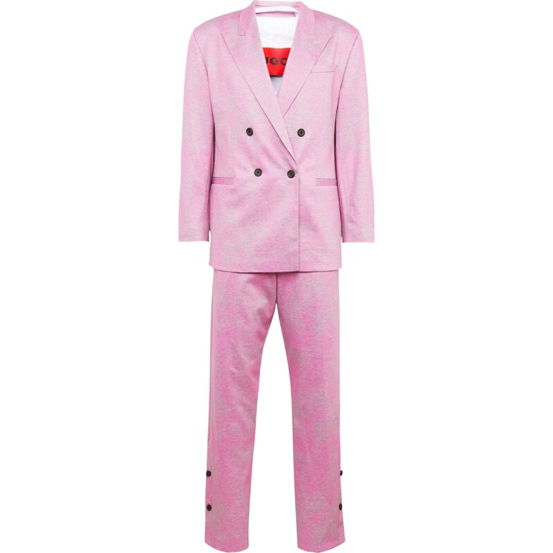 HUGO Costum 'Ulan/Groove 242' roz / roz eozină