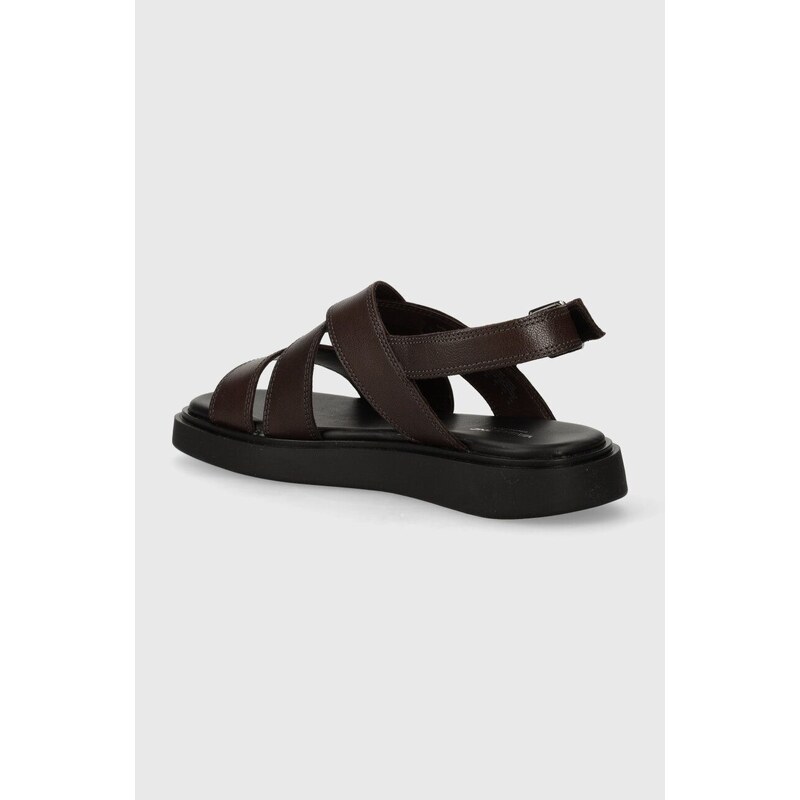 Vagabond Shoemakers sandale de piele CONNIE femei, culoarea maro, cu platforma, 5757-401-35